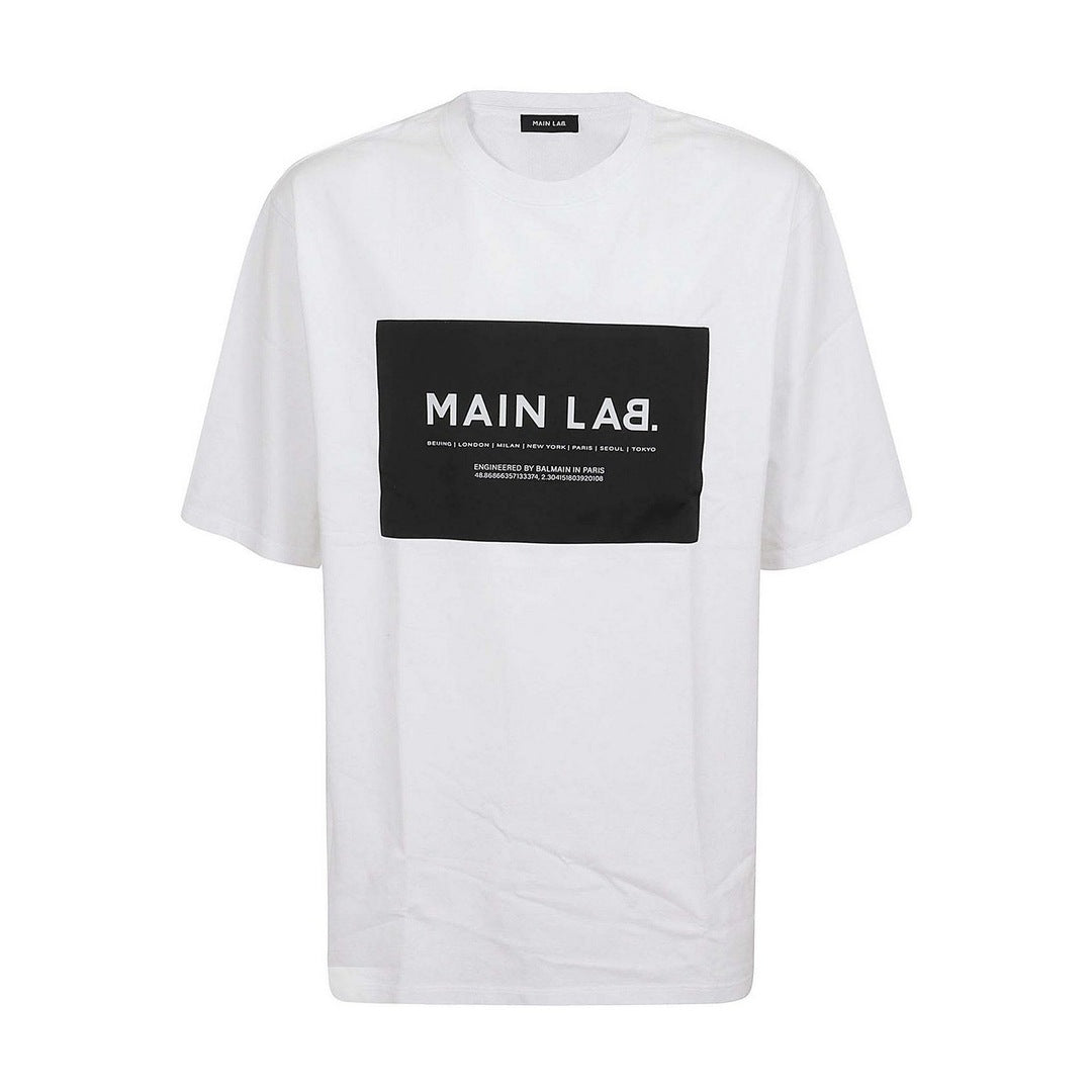 Camiseta Balmain Main Lab Blanca