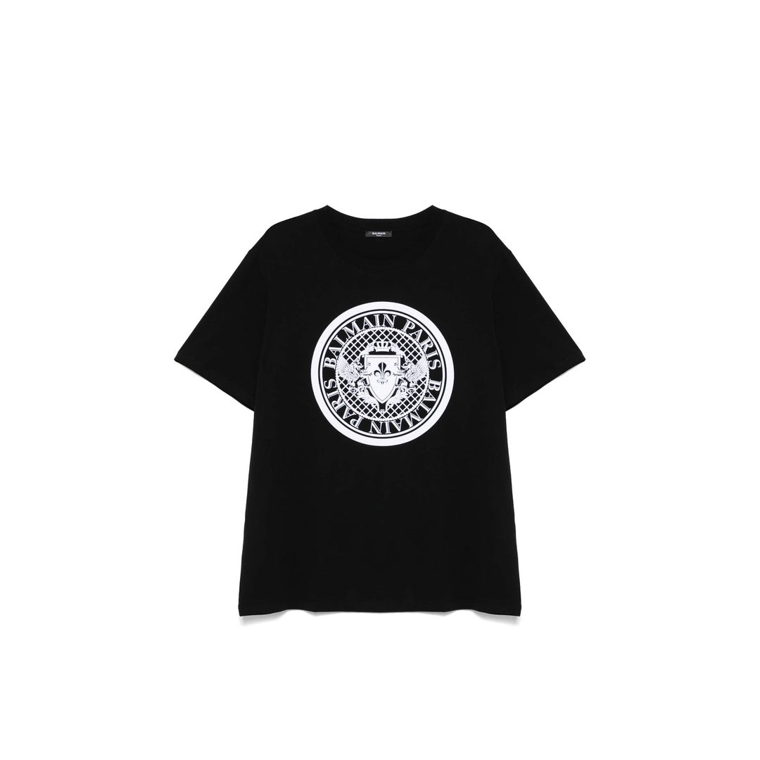 Camiseta Balmain Coin Negra