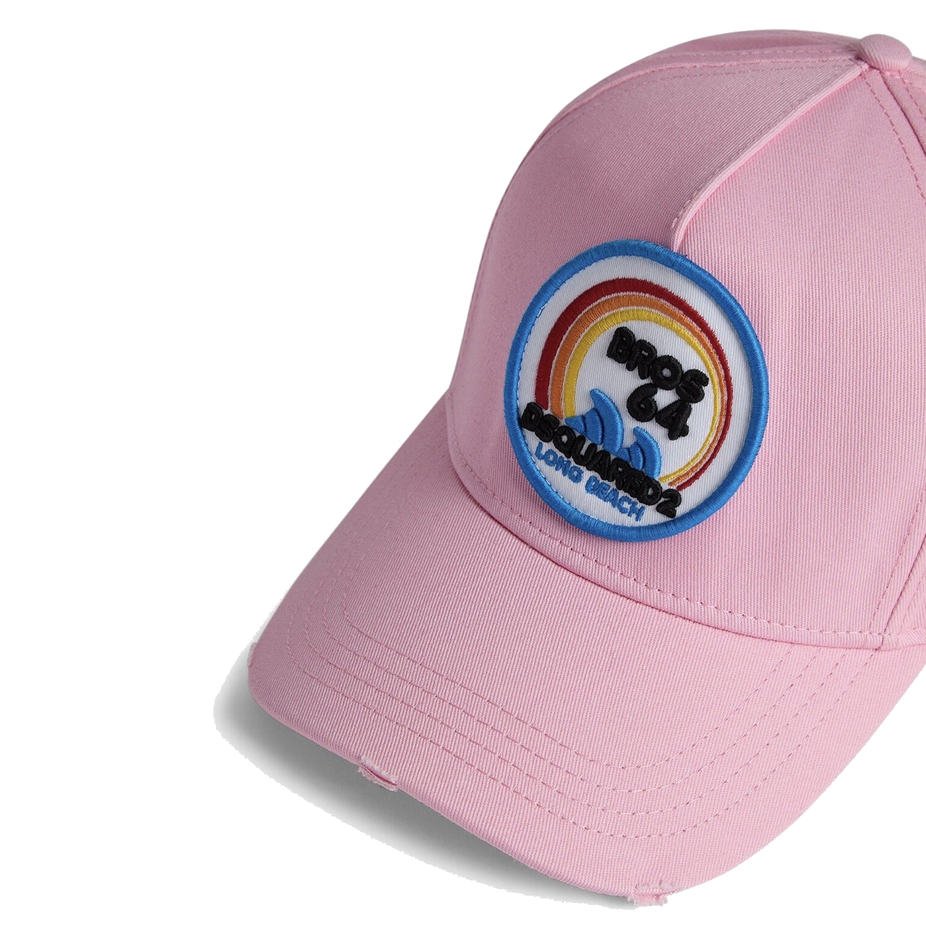 GORRA DSQUARED2 ARCOÍRIS ROSA