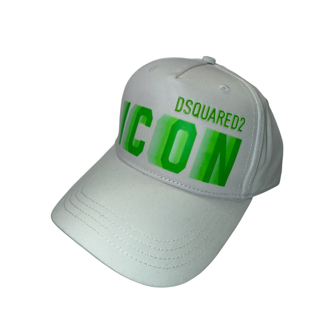 GORRA DSQUARED2 ICON VERDE BLANCA
