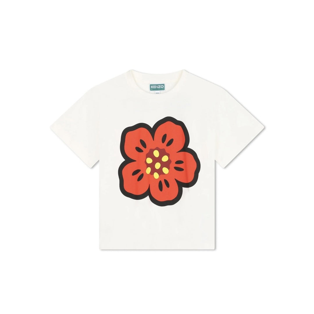 Camiseta Kenzo Flor Blanca