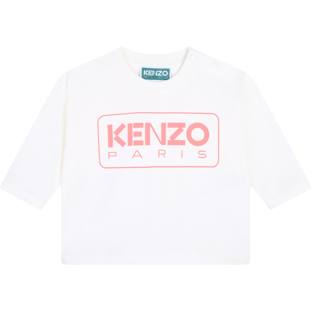 Camiseta Manga Larga Kenzo Rosa