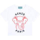 Camiseta Kenzo Elefante Blanca