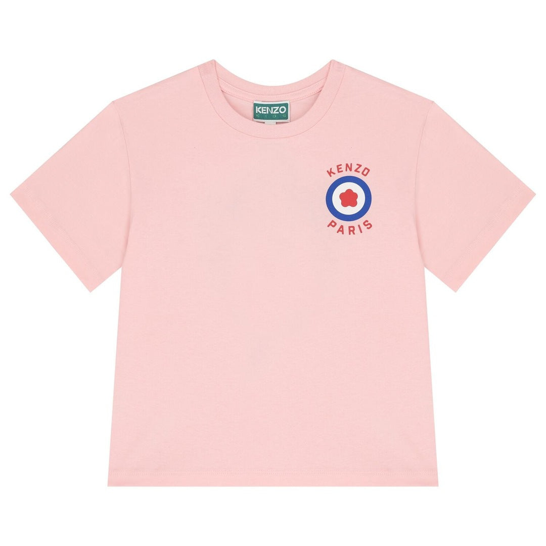 Camiseta Kenzo Logo Rosa