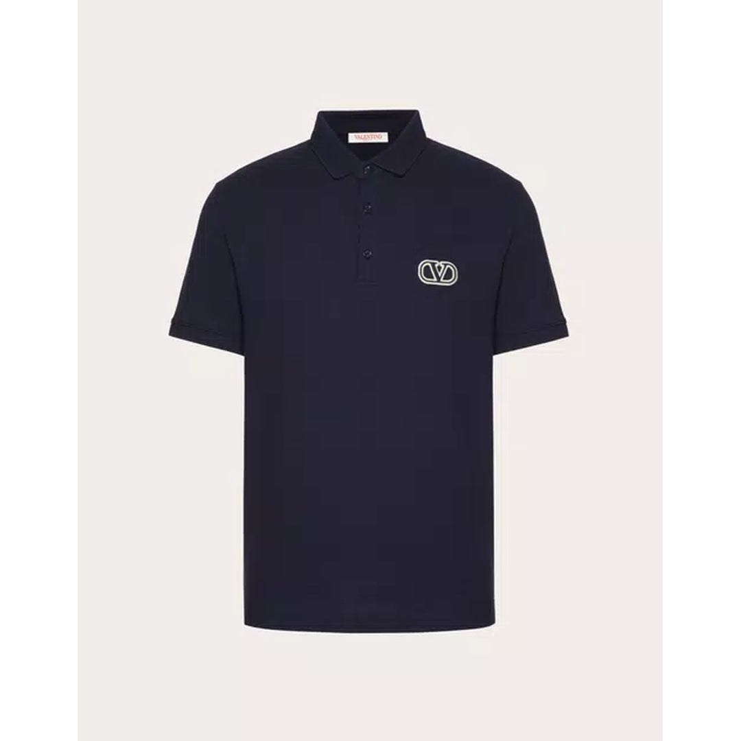 Polo Valentino VLogo Azul