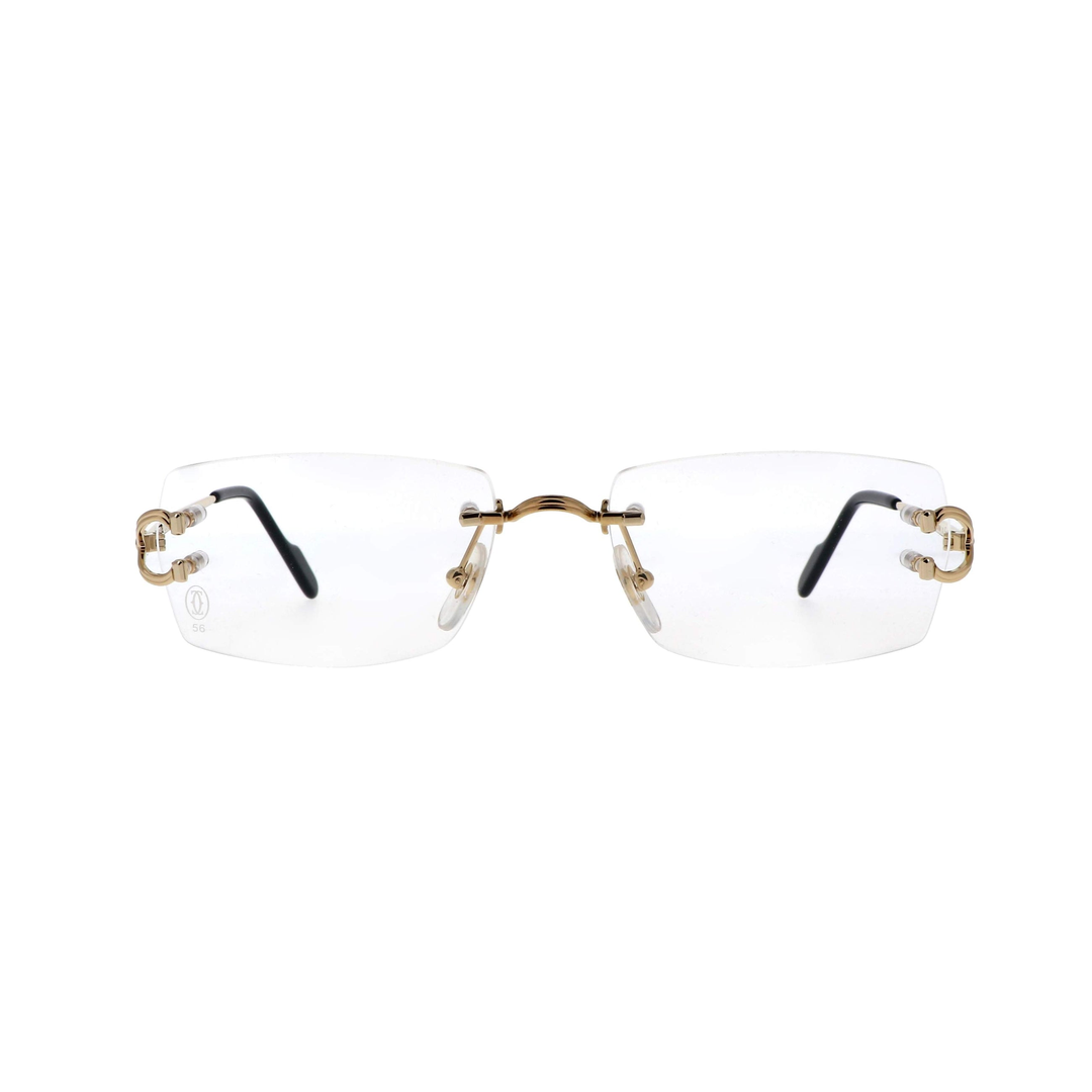 Gafas cartier optica ct0563o dorado