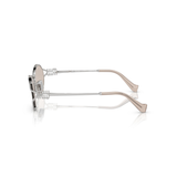 Gafas miu miu 0mu 52ys plateado